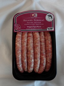 Saucisses du Maître artisan charcutier traiteur Roland Denoual