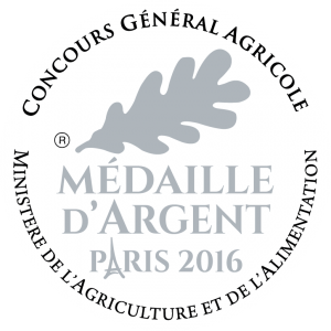 Médaille d'argent Concours Générale Agricole 2016