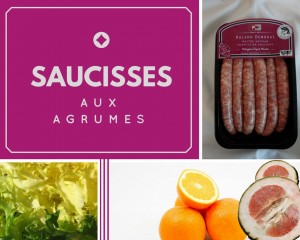 saucisses aux agrumes