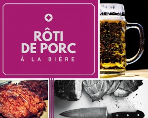 Rôti de porc à la bière