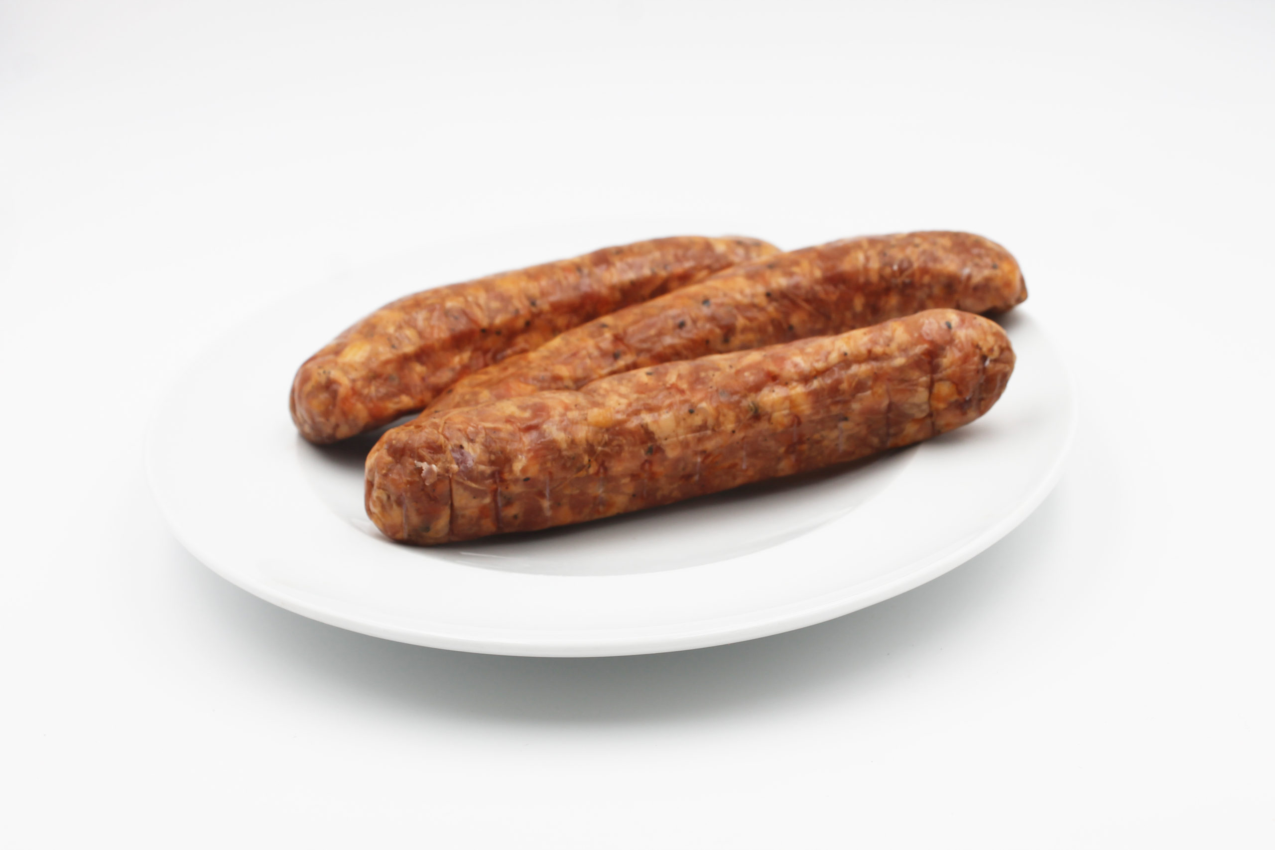 Saucisses fumées avec boyau