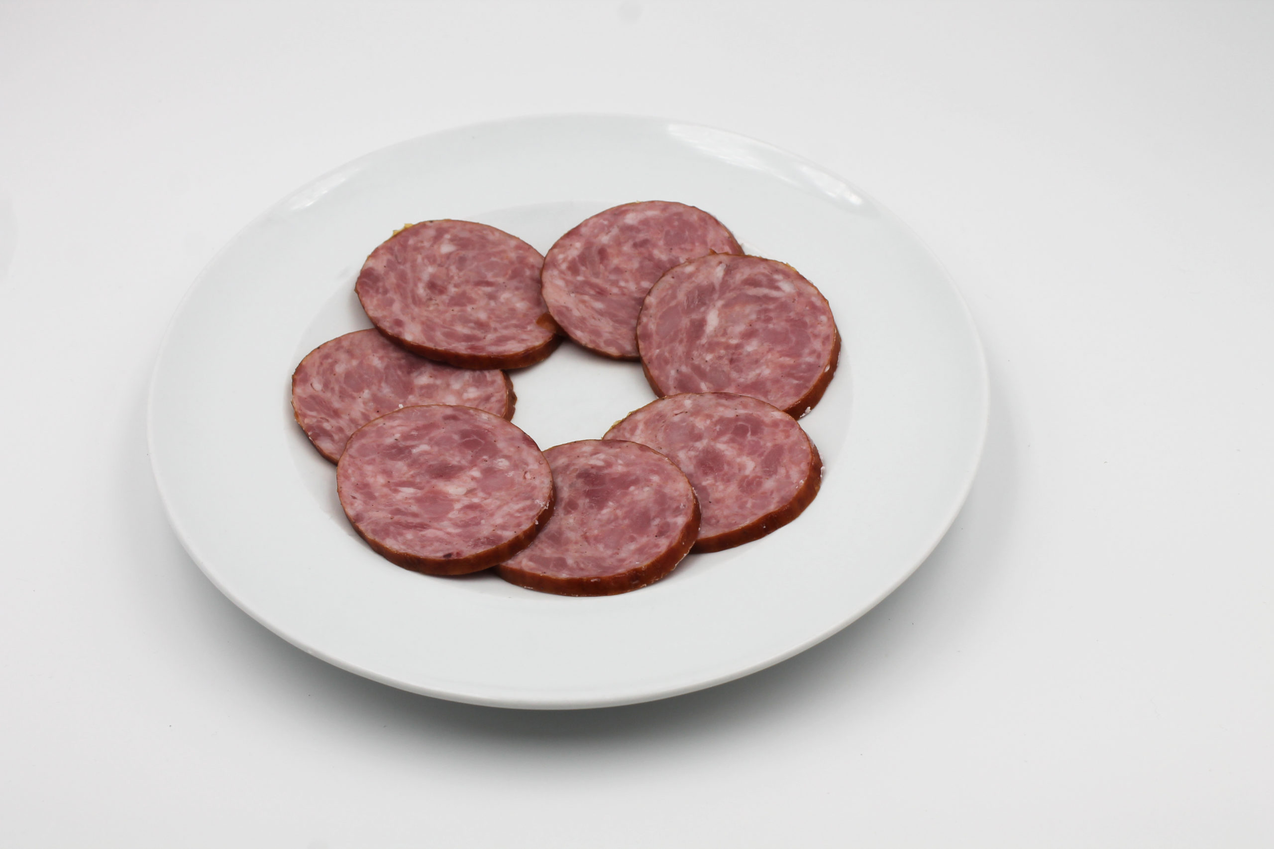 Saucisson cuit à l’ail fumé