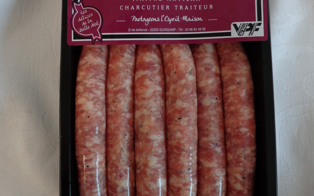 Zoom sur les saucisses fraîches