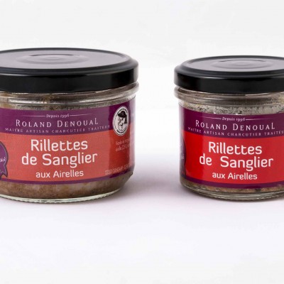 Rillettes de sangliers aux airelles du Maître artisan charcutier traiteur Roland Denoual