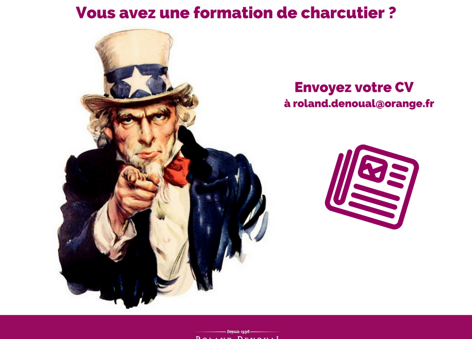 Offre d’emploi – charcutier/charcutière