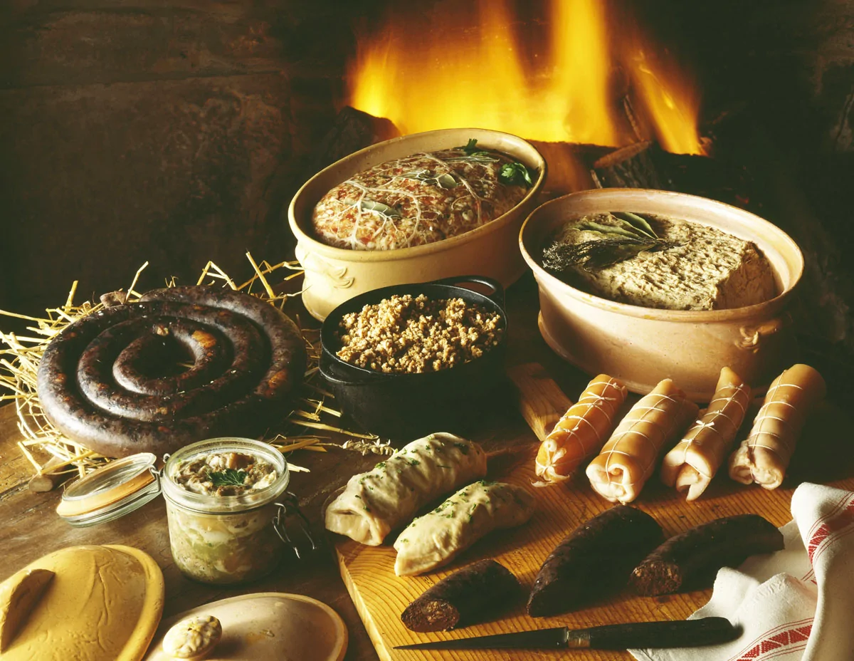 Terrine, pâté et saucisson