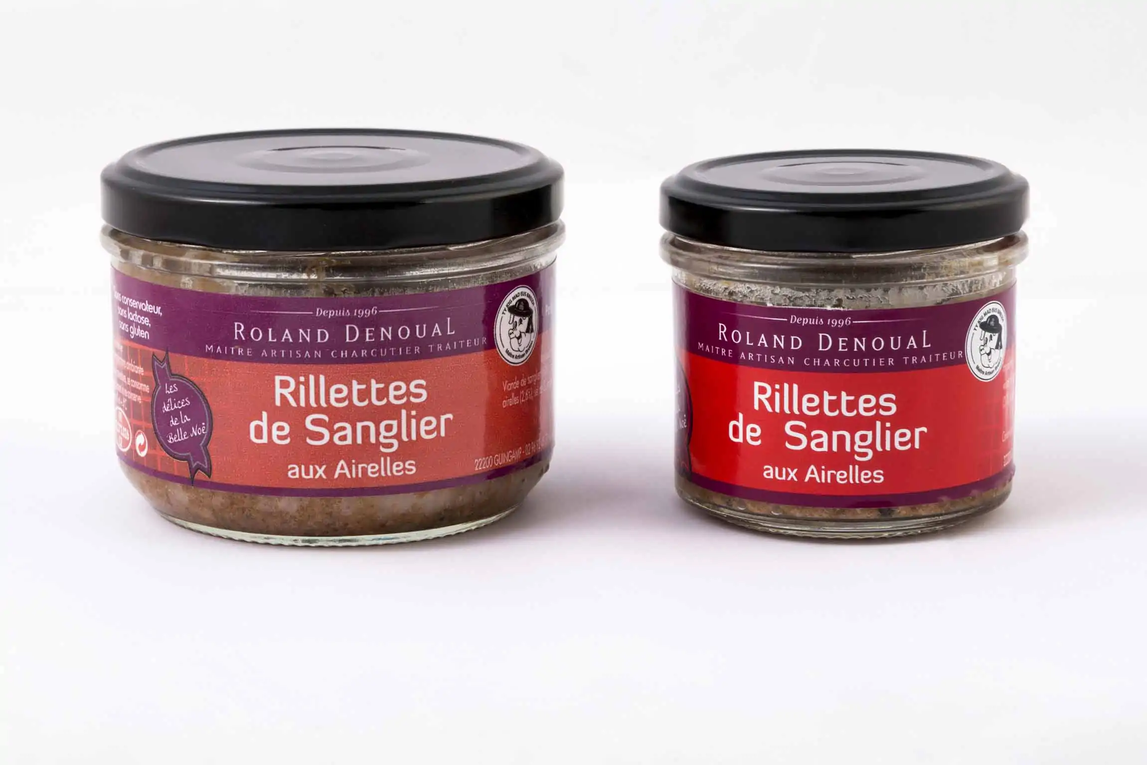 Rillettes de sangliers aux airelles du Maître artisan charcutier traiteur Roland Denoual